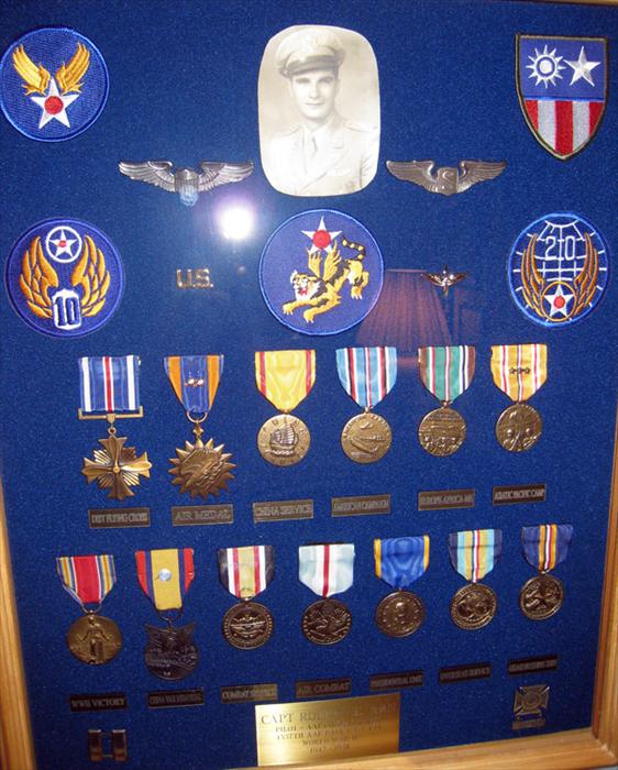 Medals earned during service from 1942 through 1948.