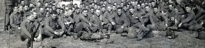 Army 76th Infantry Before Crossing Rhine River into Germany 1945