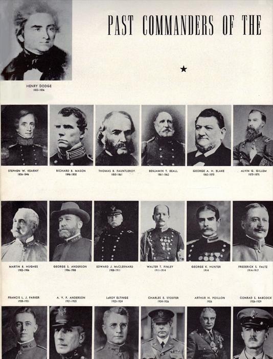 Pics of Past Commanders of the 1st Armored Regiment