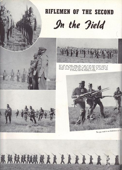 Riflemen of the 2nd Infantry Regiment doing what they do best, soldiering in the field.