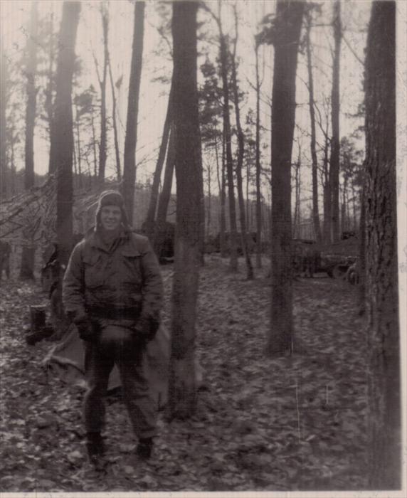 Smitty on 1st Inf Div maneuver, Germany, 1951-1953.