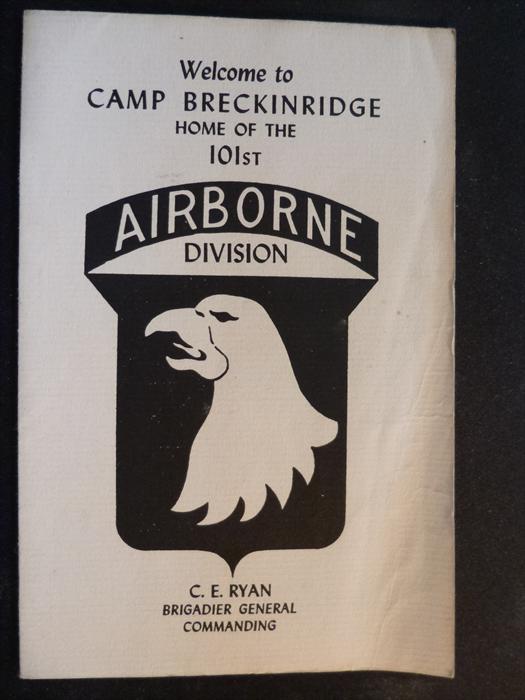 Ken Klinger memorabilia-Armed Forces Day at Camp Breckinridge, 1951, Cover.