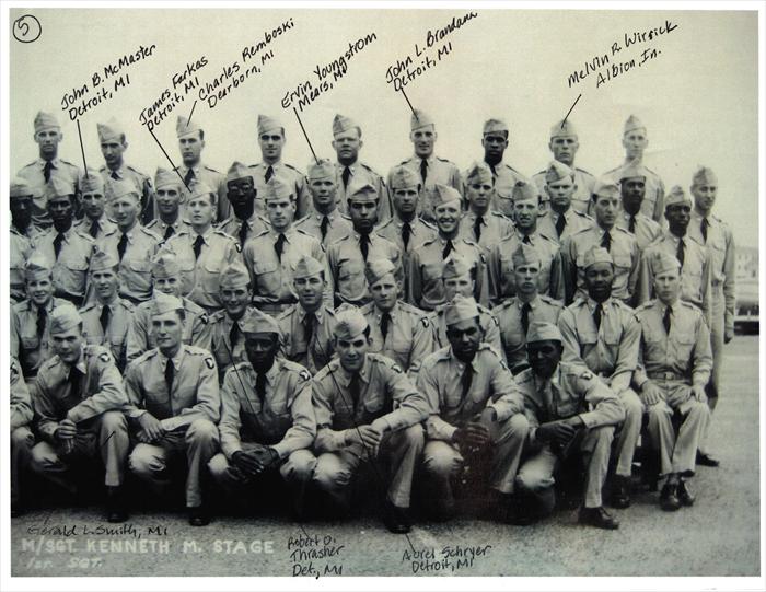 101st Airborne, 516th Reg. "G" Company Basic Training graduation photo.  P. 5 of 5. Charles Remboski of Dearborn, MI added.
"Like" John Tubinis at Camp Breckinridge on Facebook.