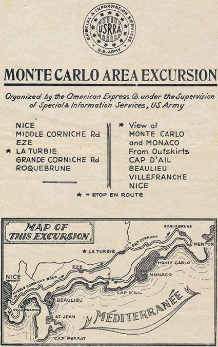 Monte Carlo excursion option, my grandfather did not go on this one.