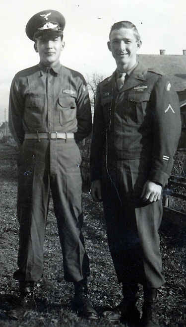 Hallein, Austria. My grandfather to the right.