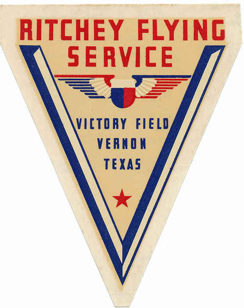 Ritchey Flying Service Victor Field Vernon, Texas.