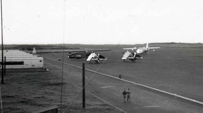 Corair's on the airstrip of Iwo Jima.