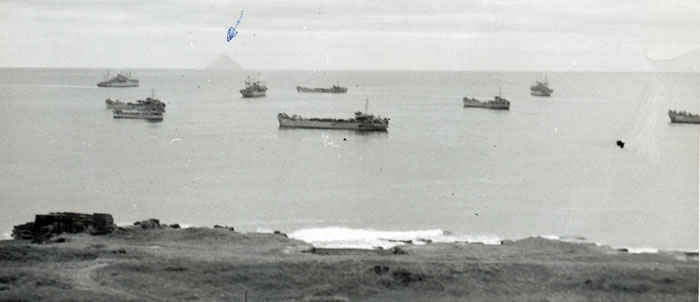 Beach at Iwo Jima.