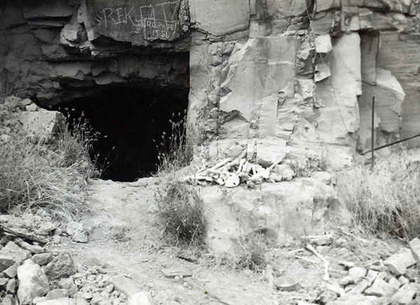 Japanese cave from World War II.