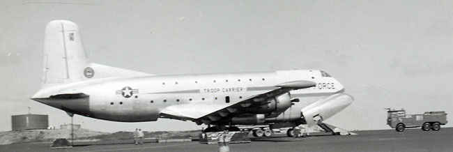 Cargo plain on Iwo Jima.