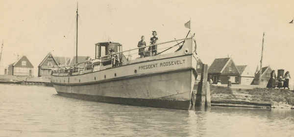 Marken Island, Amsterdam. Check out the name on the boat 