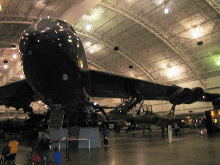 B-52 Stratofortress. First flew in 1952 and continues to fly today. Superior performance at high subsonic speeds and relatively low operating costs could keep the B-52 in service for decades to come.