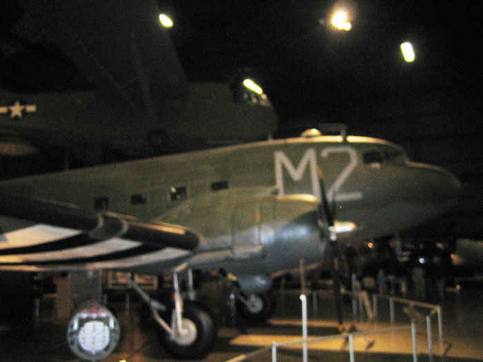 C47 Skytrain. It was the military's version of the DC3. Main all purpose deployment aircraft used in World War 2. Many are still used today.
