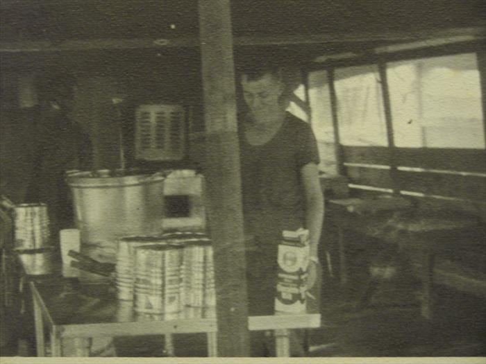 C btry 1/27th mess hall 1968. Ican't tell who this is one of our cooks.