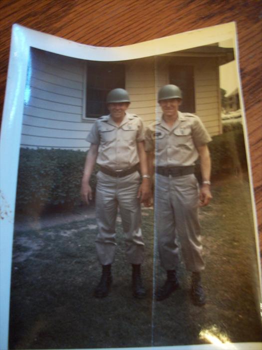 Myself and Larry Wade at Fort Sill OK