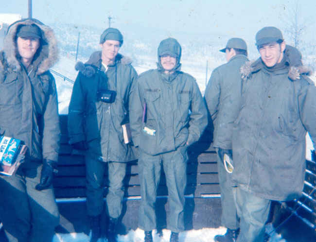 Korean truck heading to radars. Korean truck heading to radars.
The soldiers' transportation to and from the radar hill daily which was approximately 1 mile each way.