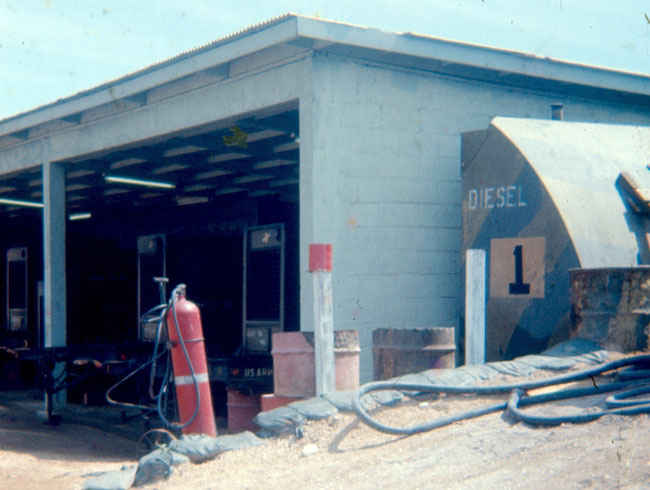 1973-1974 Korea generator shed at radar hill