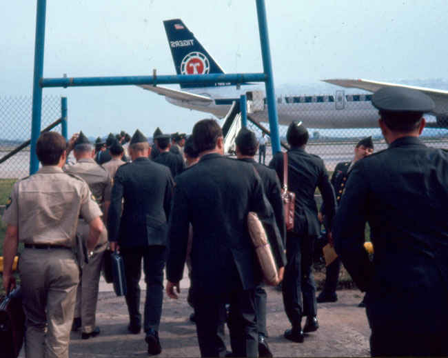 1974 Osan Air Base heading to U.S. from South Korea