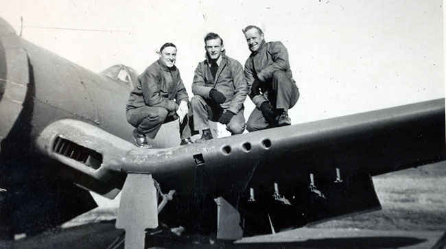 On the wing of Corsair in Memphis, Tennessee.