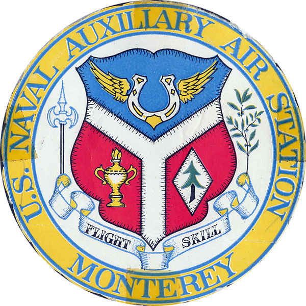 U.S. Naval Auxiliary Air Station, Monterey, California. Known as NAAS.  It provided aircraft for flight proficiency by the Navy. Gene qualified for plane captain on F6F's (F6F Hellcat ), SNJ's (T-6 Texan), SNB's (Beechcraft Expeditor) and JRB's (VR-24).