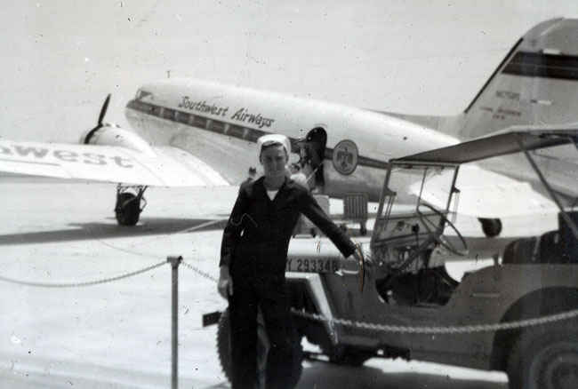 Douglas DC-3 flown by Southwest. The DC-3 paved the way for modern aircraft travel today not to mention played an integral part of World War II as a C-47 transport.