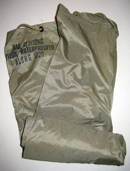 Water proof nylon bag that my grandfather used to keep his valuables from getting wet.