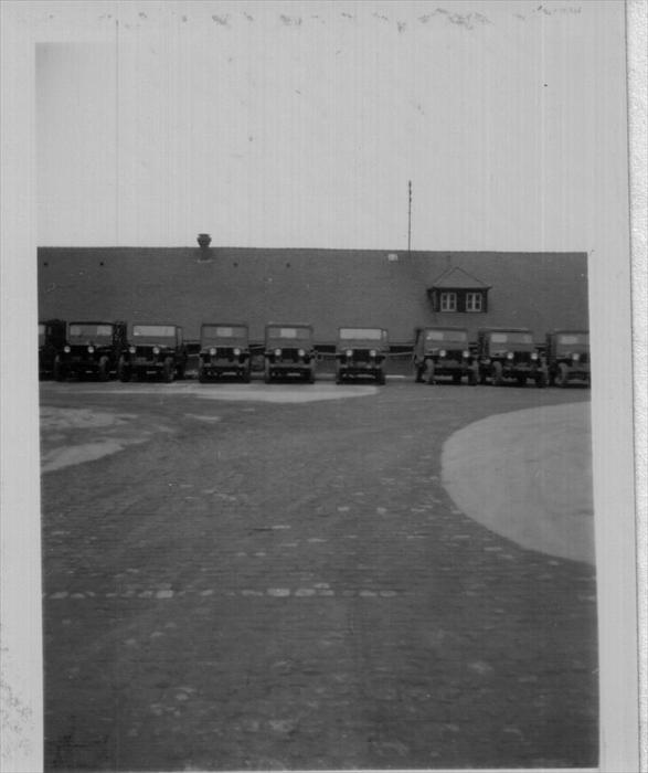 Cambrai Fritsch Motor Pool. 1951-1952. 1st Inf Div. Hq.