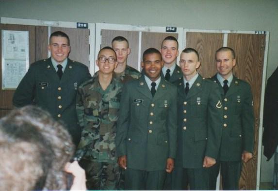 Squad photo taken at Basic Training, Fort Leonard Wood, November 1992.