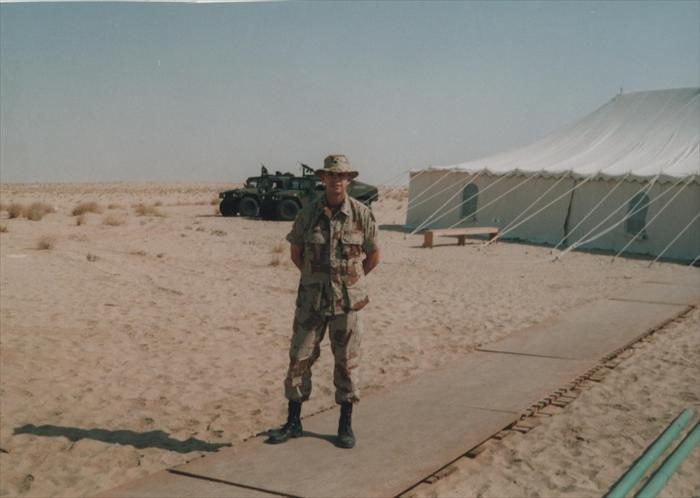Taken somewhere in the middle of BF Saudi Arabia, 1994.