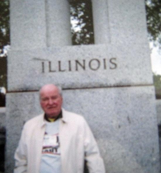 World War II Memorial in DC. Robert was from Chicago, IL.