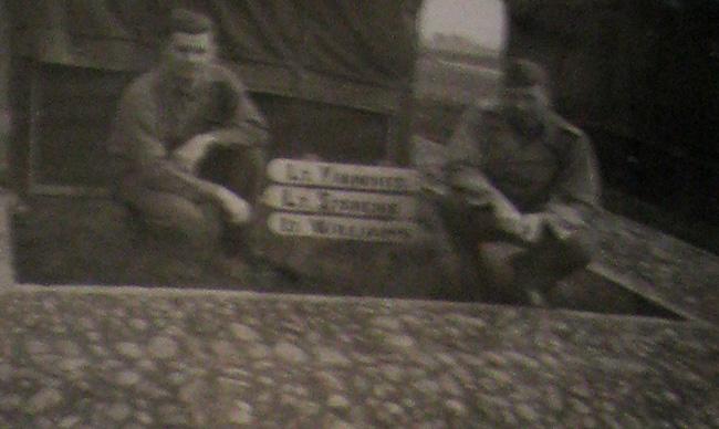 Tent Robert shared with two other people Lt. Willams in Boufarik, North Africa.