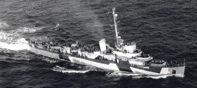 USS Koiner DE-331 on July 26, 1944.