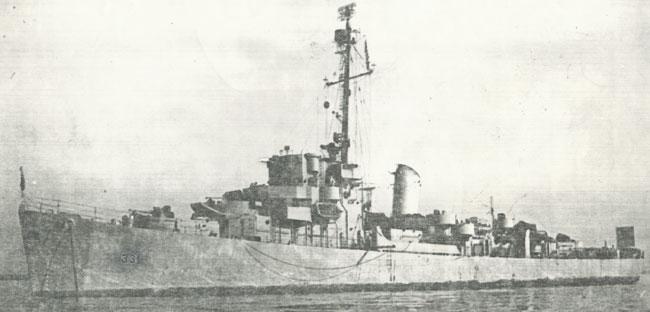 USS Koiner Destroyer Escort.