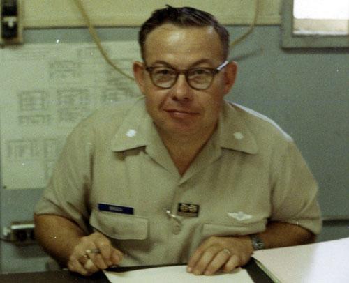 Briggs office, Air Force Advisory Group, Vietnam, 1969-70.