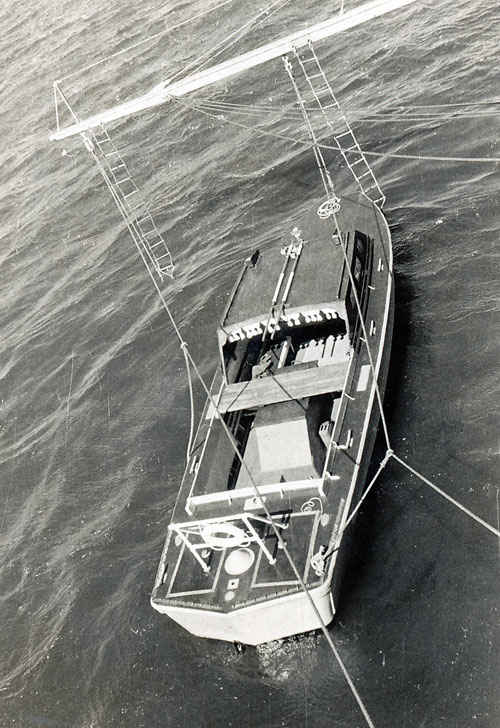 This how sailors would be transferred from ship to ship or ship to dock at different points in time. A smaller boat be lifted out of the Leo and put in the water then could dock aside her and allow for the transport of sailors.