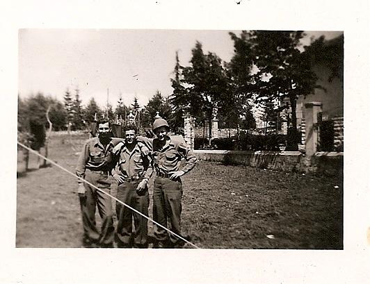 Three men in Italy. Carlos is on the right.