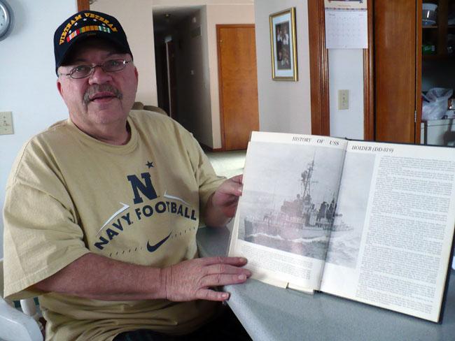 Paul Ford Jr with his ship.