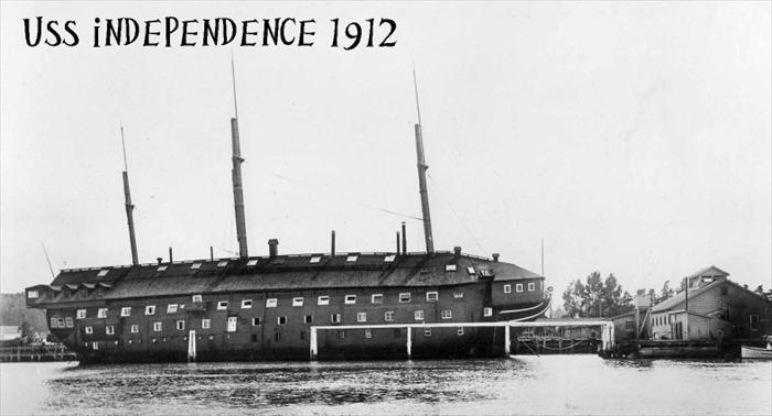 Served aboard the USS Independence, 1912.