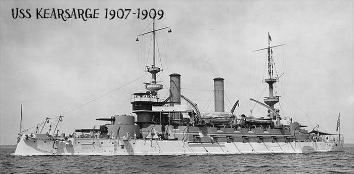 Chief Morris served aboard the USS Kearsarge from 1907-1909.