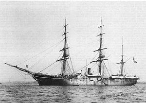 First ship he served aboard during his training cruise, aboard the Revolutionary War frigate, USS Alliance in 1904.